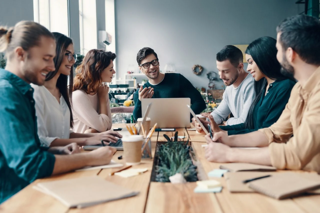 Creative collaboration at a digital agency